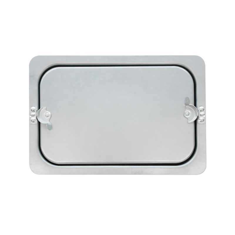 Puerta de acceso al conducto de acero